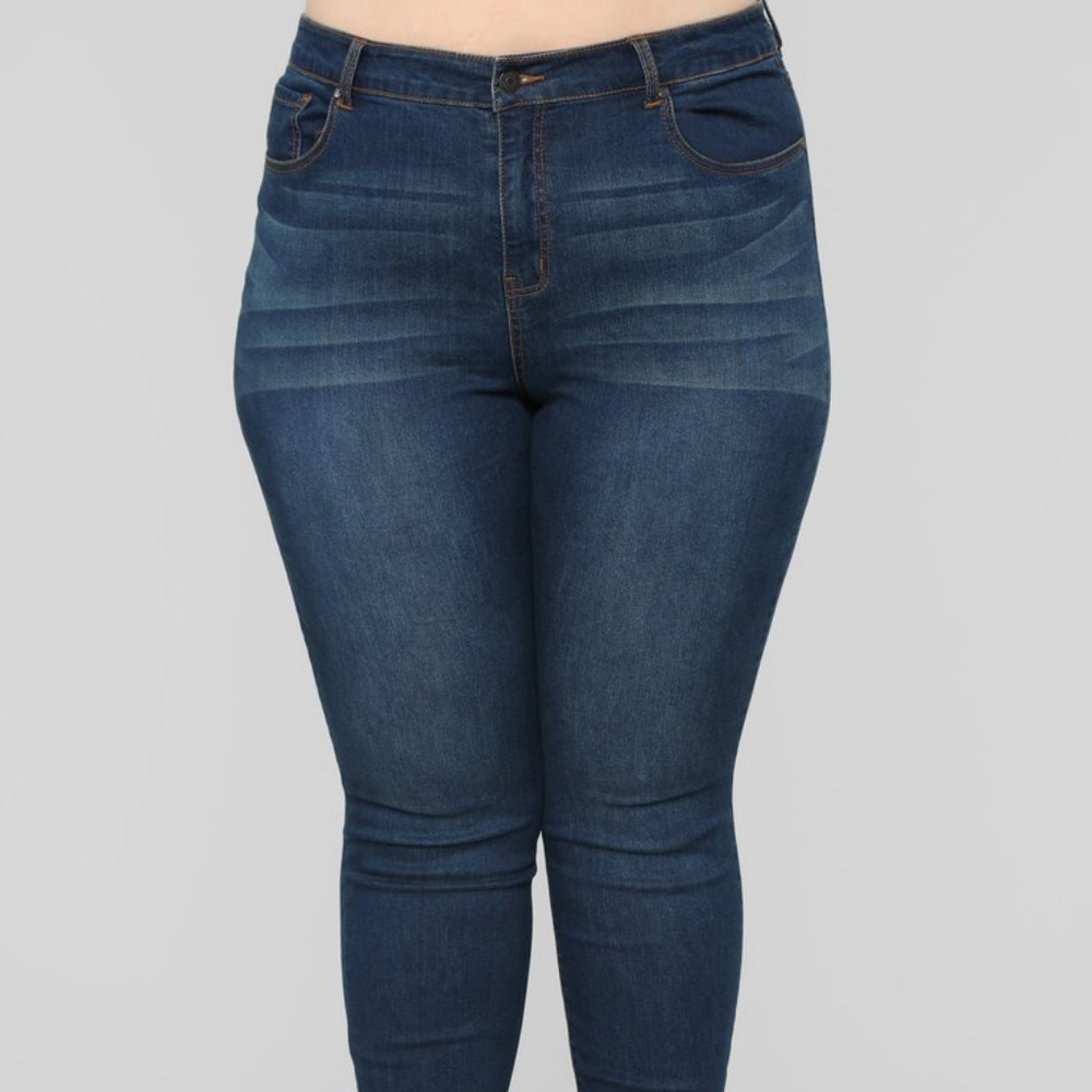 Walk The Line Skinny Jeans - Dark Denim